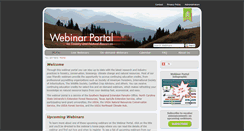 Desktop Screenshot of forestrywebinars.net